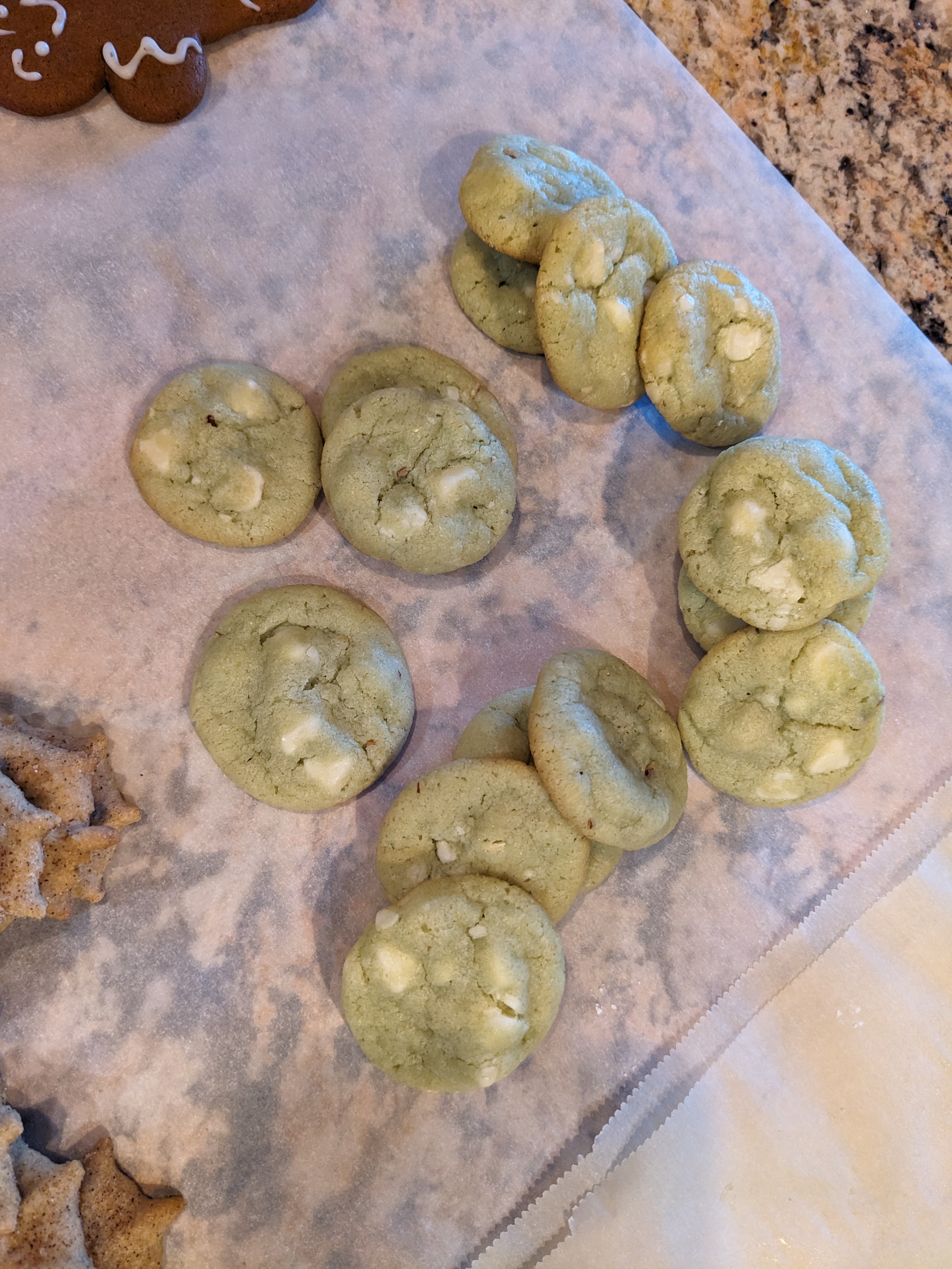 White Chocolate Pistachio Cookies
