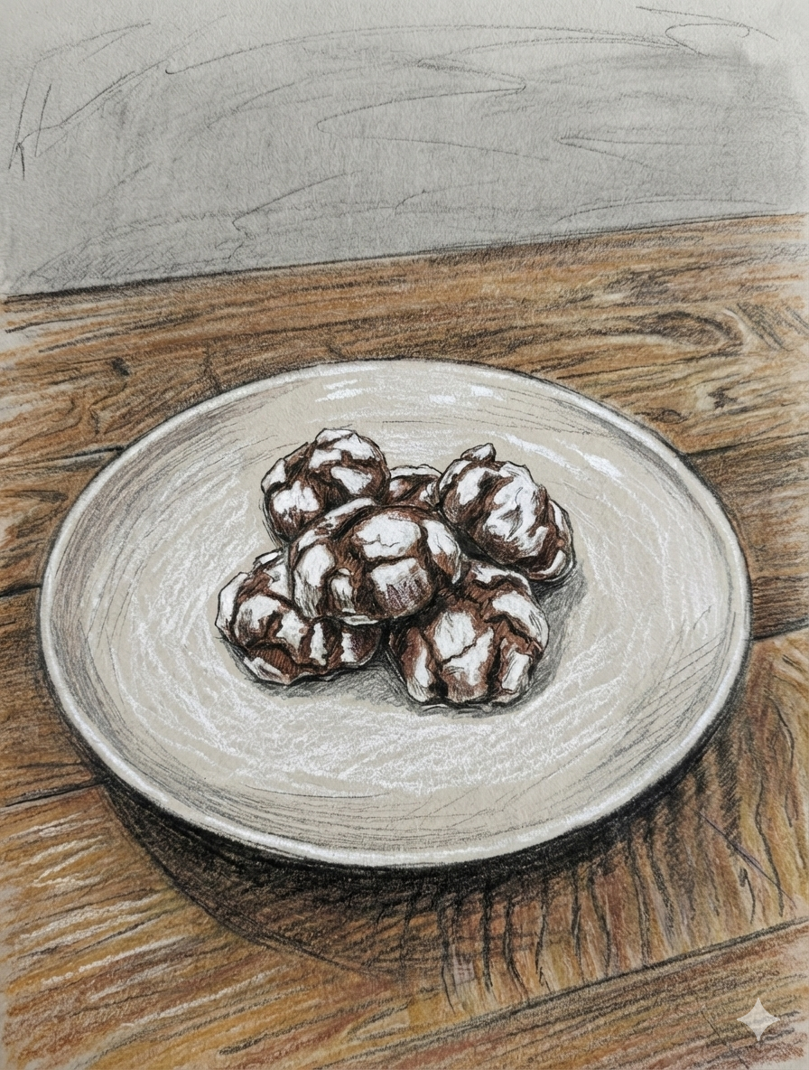 Chocolate Crinkle Cookies